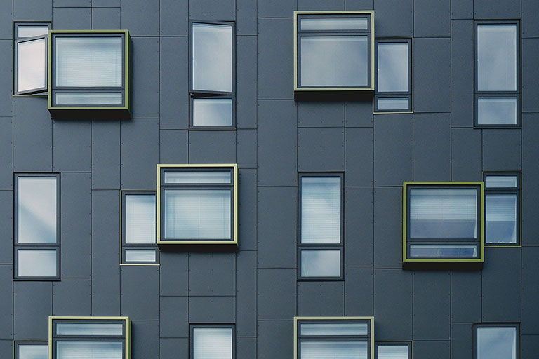 Building with windows